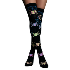 Calceta Larga Medieta Araña Colores