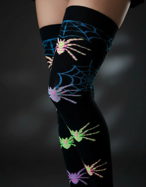 Calceta Larga Medieta Araña Colores