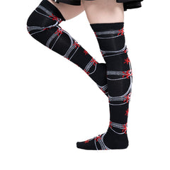 Calceta Larga Medieta Arañas Rojas