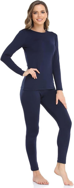 Conjunto De Ropa Interior Térmica Mujer - Calor Uniforme Todo El Día