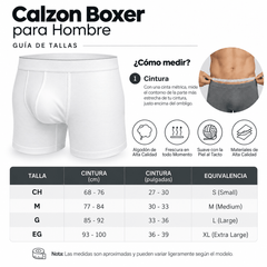 Boxer Brief Stretch Algodón Hombre - Don Calcetín