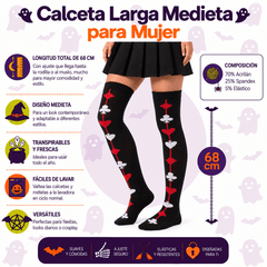 Calceta Larga Medieta Cartas - Don Calcetín