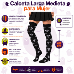 Calceta Larga Medieta Cruces - Don Calcetín