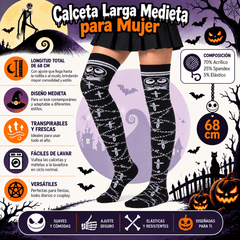 Calceta Larga Medieta Jack Costuras - Don Calcetín