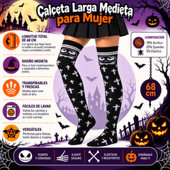 Calceta Larga Medieta Jack Cruces - Don Calcetín