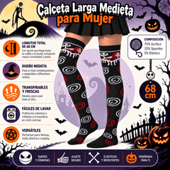 Calceta Larga Medieta Jack Espiral - Don Calcetín