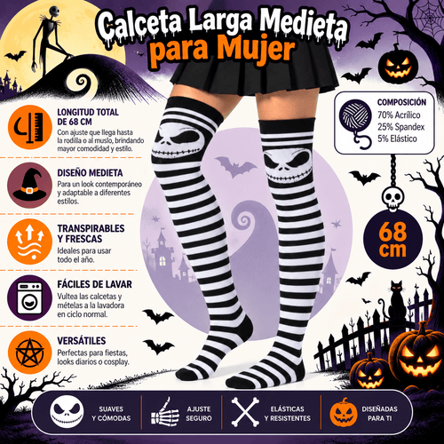 Calceta Larga Medieta Jack Rayas - Don Calcetín