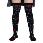 Calceta Larga Medieta Sally Jack Cruces - Diseño Sally - Don Calcetín
