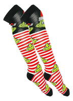 Calceta Larga Navideña Niña Grinch - Detalle Caramelo - Don Calcetín