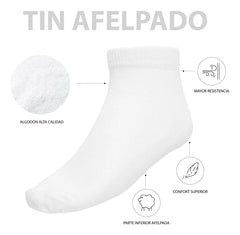Calceta Tobillera Deportiva Variado Hombre 6 Pares - Don Calcetín