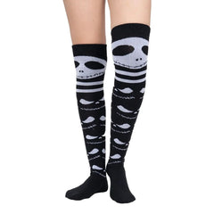 Calcetas Largas Halloween - Jack Oogie Medieta - Don Calcetín