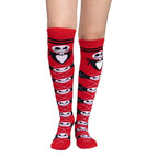Calcetas Largas Halloween Jack Rojo - Diseño Jack Para Mujer - Don Calcetín