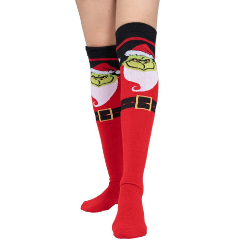 Calcetas Largas Navideñas - Grinch Medieta - Don Calcetín