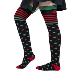 Calcetas Largas Navideñas Medieta - Algodón Suave Y Cómodas - Don Calcetín