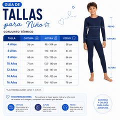 Conjunto De Ropa Interior Térmica Niño - Don Calcetín