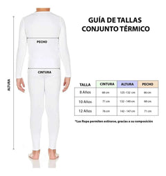 Conjunto De Ropa Interior Térmica Niño - Don Calcetín