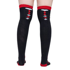 Calceta Larga Medieta Corazones