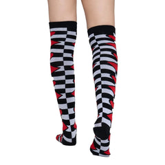 Calceta Larga Medieta Póquer Corazón Rombo