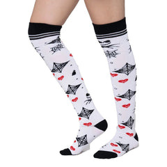 Calceta Larga Medieta Jack Araña Corazón