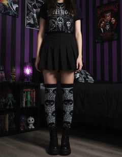 Calceta Larga Medieta Craneos BN