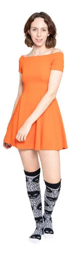 Calceta Larga Medieta Craneos BN