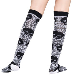 Calceta Larga Medieta Craneos BN