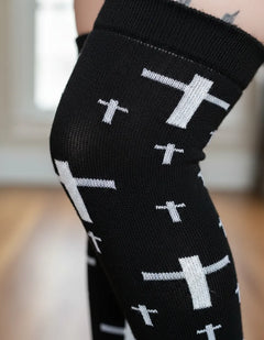 Calceta Larga Medieta Cruces