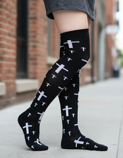 Calceta Larga Medieta Cruces