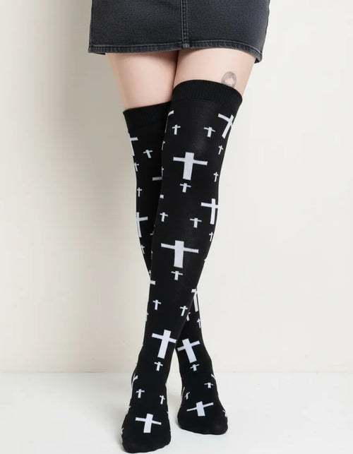 Calceta Larga Medieta Cruces