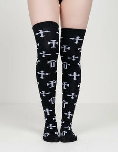 Calceta Larga Medieta Cruces Estilos