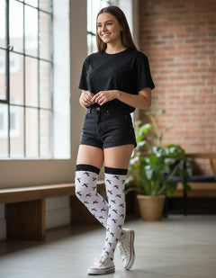 Calceta Larga Medieta Cruces Negras