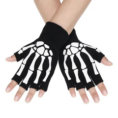 Guantes Esqueleto Mujer Halloween