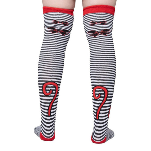 Calceta Larga Medieta Gato Rojo