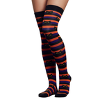 Calceta Larga Medieta Gatos Halloween