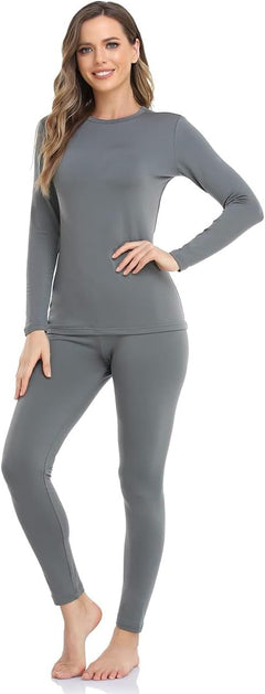 Conjunto De Ropa Interior Térmica Mujer - Calor Uniforme Todo El Día