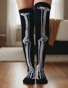 Calceta Larga Medieta Hueso Pie