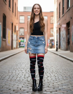 Calceta Larga Medieta Hueso Manos