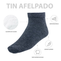 Tin Tobillero Alto Algodón Unitalla