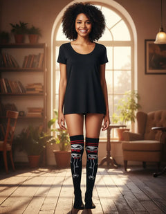 Calceta Larga Medieta Jack Araña