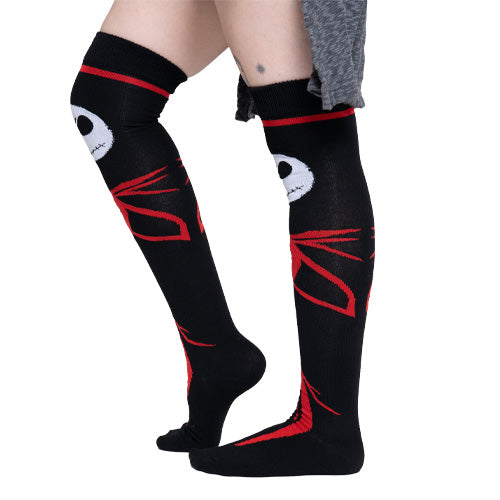 Calceta Larga Medieta Jack Corazon Rojo