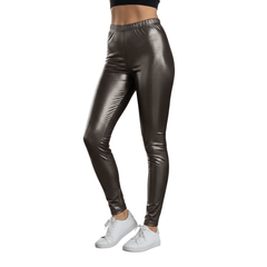 Leggings Brillosos Mujer Vinipiel Sexy Strech Uso Diario - Don Calcetín