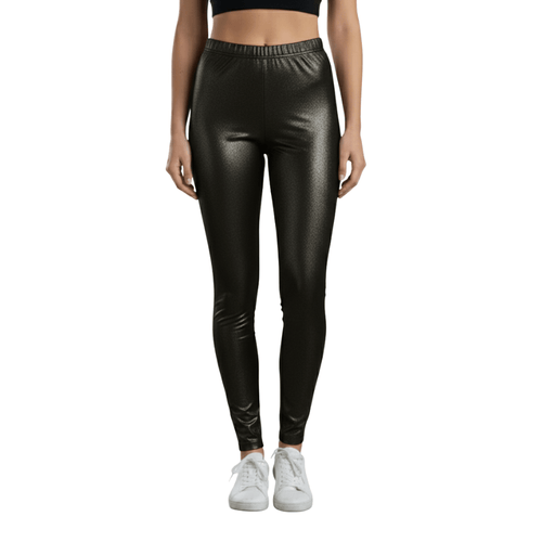 Leggings Brillosos Mujer Vinipiel Sexy Strech Uso Diario - Don Calcetín