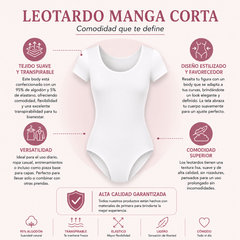Leotardo Manga Corta Mujer Algodón - Don Calcetín