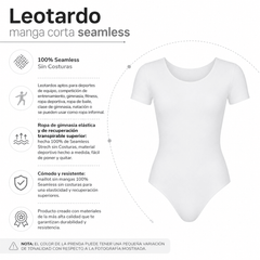 Leotardo Manga Corta Mujer Seamless - Don Calcetín