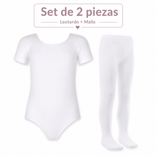 Leotardo Manga Corta Seamless + Malla Nylon - Don Calcetín