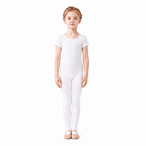 Leotardo Manga Corta Seamless + Malla Nylon - Don Calcetín