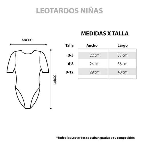 Leotardo Manga Corta Seamless Niña - Don Calcetín
