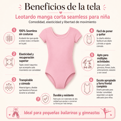 Leotardo Manga Corta Seamless Niña - Don Calcetín