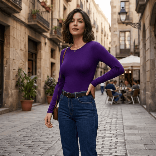 Leotardo Manga Larga Mujer Algodón - Don Calcetín