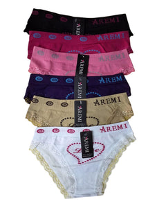 Ropa interior Bikini mujer Surtido varios colores 12 Piezas Unitalla